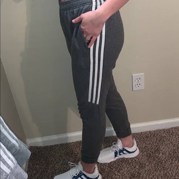 Adidas gray joggers - Picture 7 of 8